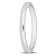 Ladies 2mm Comfort Fit Wedding Band in 14K White Gold
