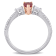 2/8 CT TGW Ruby and 1/4 CT TW Diamond 3-stone Ring in 2-tone 14K White
& Rose Gold