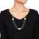 14-20 MM Pink Freshwater Cultured Pearl Oval Link Necklace in 18K Yellow
Gold Over Sterling Silver