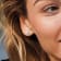 2 1/3 CT DEW Created Moissanite Oval Halo Stud Earrings in Sterling Silver