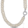7-8 MM Freshwater Cultured Pearl 2-Strand Necklace with Cubic Zirconia
Sterling Silver Clasp