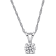 0.75ctw Lab-Grown Diamond Solitaire Pendant with Chain in 14K White Gold
(IGI Certified)