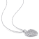 Diamond Accent Embossed Vintage Filigree Heart Locket Pendant with Chain
in Sterling Silver