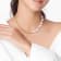 5-7 MM Freshwater Cultured Pearl Link Chain Necklace in 18K Yellow Gold
Over Sterling Silver