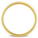 Ladies 6mm Cubic Zirconia Matte Wedding Band in 10K Yellow Gold