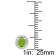 1 1/8  CT TGW Peridot and Diamond Accent Halo Stud Earrings in Sterling Silver