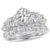 1/5 CT TW Diamond Vintage Bridal Set in Sterling Silver