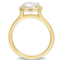 1 4/5 CT DEW Lab Created Moissanite Engagement Ring in 10K Yellow Gold