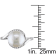 9.5-10MM Freshwater Cultured Pearl and 1/10 CT TW Diamond Curlicue Ring
in Sterling Silver