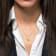 Heart Cable Chain Necklace in 2-Tone Sterling Silver