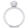 2 1/6 CT TW Lab-Grown Diamond Engagement Ring in 14K White Gold