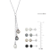 6-6.5MM Freshwater Cultured Pearl 16" Necklace and 4 Pairs Stud
Earrings Set in Sterling Silver