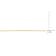 1.3MM Beaded Chain Necklace in Yellow Plated Sterling Silver