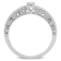 1/10 CT TW Diamond Vintage Engagement Ring in Sterling Silver