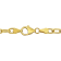 6-7 MM Freshwater Cultured Pearl Chain Necklace in 18K Yellow Gold Over
Sterling Silver