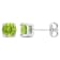 1 1/2 CT TGW Peridot Stud Earrings in Sterling Silver