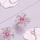 2 CT TGW Pink Sapphire and White Topaz Flower Earrings in Sterling Silver