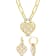 2.5-5MM Freshwater Cultured Pearl & Diamond Earrings & Necklace
Set in Yellow Plated Sterling Silver
