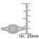 3/8 CT TW Princess Cut Diamond Double Halo Split Shank Engagement Ring
in Sterling Silver