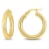 20mm Hoop Earrings in 14k Yellow Gold