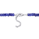 11 1/2 CT TGW Blue Sapphire Beaded Bracelet with Sterling Silver Clasp