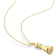 King Chess Charm Diamond Accent  Pendant with Chain in Yellow Plated
Sterling Silver