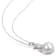 11-12MM Freshwater Cultured and Diamond Accent Floral Pendant with Chain
in Sterling Silver