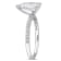 2 1/6 CT TW Lab-Grown Diamond Engagement Ring in 14K White Gold