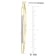 1/6 CT TW Diamond Hoop Earrings in Yellow Gold Over Sterling Silver