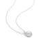 8-8.5MM Freshwater Cultured Pearl and Diamond Accent Pendant with Chain
in Sterling Silver