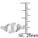 8-8.5MM Freshwater Cultured Pearl and Diamond Twist Ring in Sterling Silver