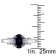 2 5/8 CT TGW Created Blue and White Sapphire 3-Stone Ring in Sterling Silver