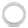 4 5/8 CT DEW Created Moissanite Triple Band Ring in Sterling Silver