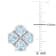 4 2/5 CT TGW Sky Blue Topaz Floral Earrings in Sterling Silver