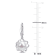 9-9.5 MM Freshwater Cultured Pearl and 1/10 CT TW Diamond Floral
Earrings in Sterling Silver