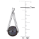 8-8.5MM Black Freshwater Cultured Pearl Drop Earrings in 10K White Gold