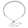 3 3/4 CT TGW Sky Blue Topaz Tassel Bolo Bracelet in Sterling Silver