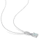 1 CT TGW Aquamarine, Blue Sapphire and 1/10 CT TDW Diamond Necklace in
Sterling Silver