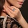 1 3/4 CT TGW London Blue and White Topaz Starburst Ring in Sterling Silver