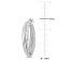 35MM Entwined Hoop Earrings in Sterling Silver