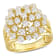 2-3MM Freshwater Cultured Pearl Split Shank Ring in Yellow Plated
Sterling Silver