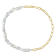 5-7 MM Freshwater Cultured Pearl Link Chain Necklace in 18K Yellow Gold
Over Sterling Silver