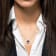 2 3/4 CT TGW Created Blue And White Sapphire Neclace in Sterling Silver