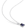 1 5/8 CT TGW Created Blue Sapphire Solitaire Pendant with Chain in
Sterling Silver
