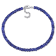 11 1/2 CT TGW Blue Sapphire Beaded Bracelet with Sterling Silver Clasp