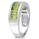 2 3/4 CTW Peridot Semi-Eternity Anniversary Band in Sterling Silver