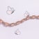 9 CT TGW Simulated Morganite and Diamond Accent Tennis Bracelet in Rose
Rhodium Over Sterling Silver