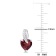 1 3/4 CT TGW Garnet and Diamond Accent Stud Earrings in Sterling Silver