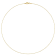 1MM Ball Chain Necklace in Yellow Plated Sterling Silver