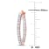 1/4 CT TW Diamond Inside Outside Hoop Earrings in Rose Gold Over
Sterling Silver